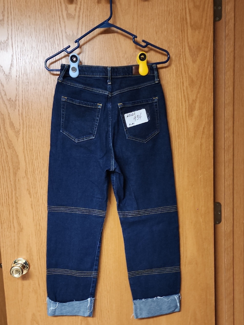 Hollister High rise crop boyfriend Jeans womens 25x25 number 934